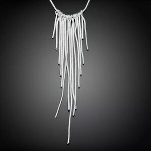 The Roaring 20’s 925 Silver retro fringe necklace